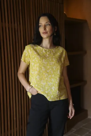 Marilyn Top - Meadow of Yellow