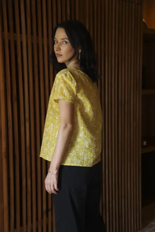 Marilyn Top - Meadow of Yellow
