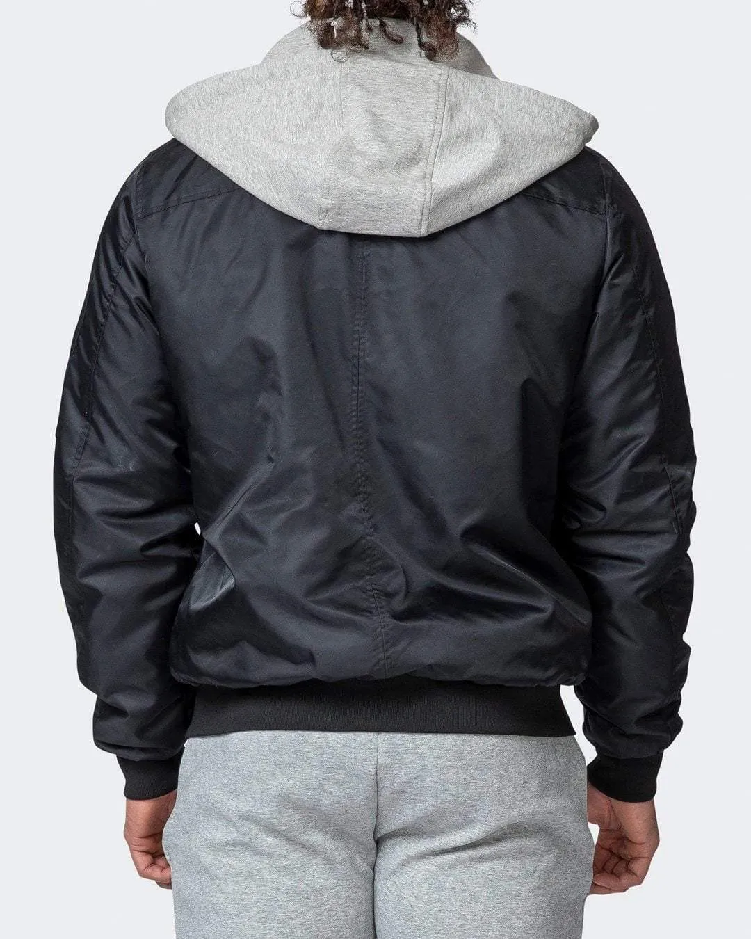 Mens Bomber Jacket - Black