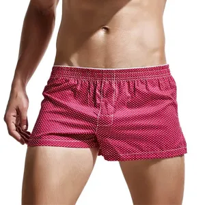 Men's Underwear Boxers Cotton Underpants High Quality Male Panties Boxer Shorts Plaid Point Comfortable Lounge Loose Underwears