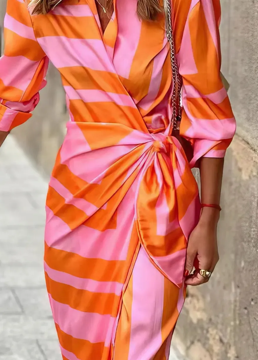 Mercedes® | Wrap dress with print