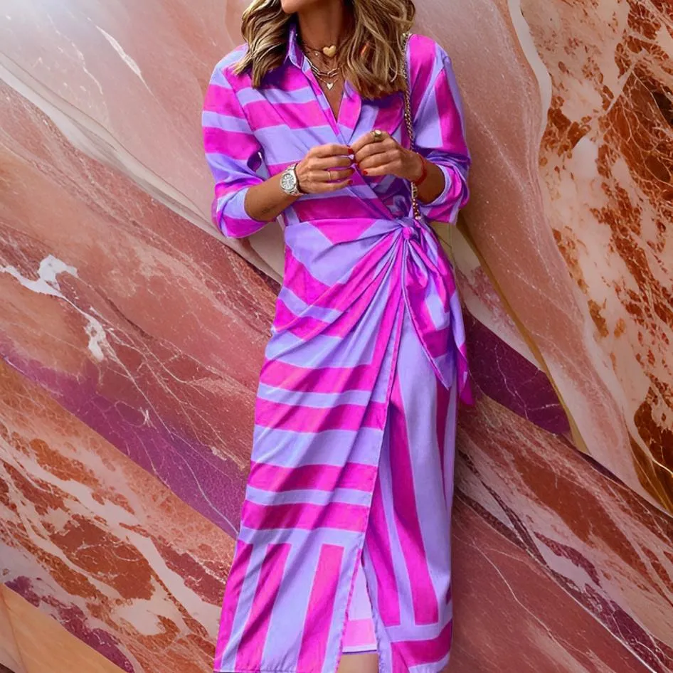 Mercedes® | Wrap dress with print