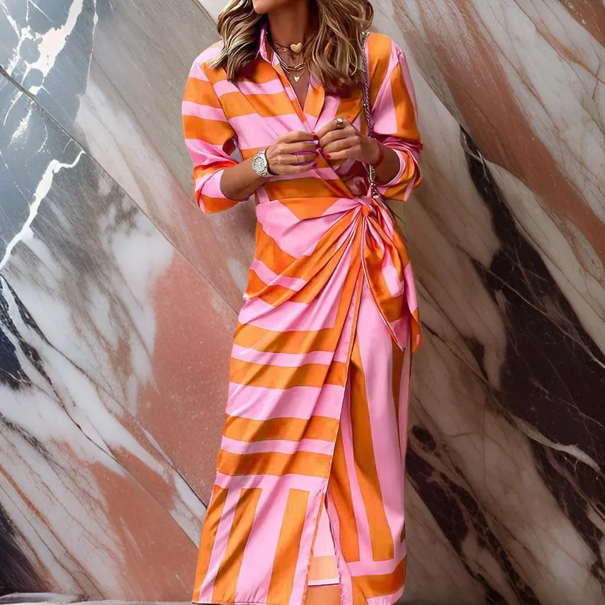 Mercedes® | Wrap dress with print