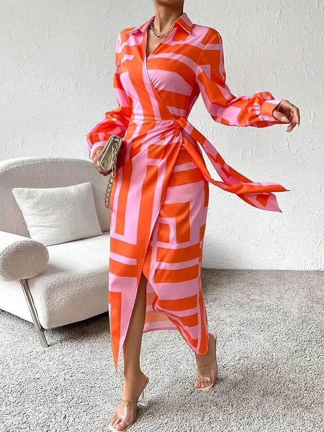 Mercedes® | Wrap dress with print