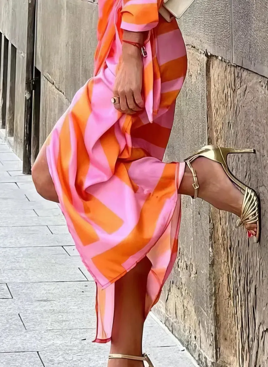 Mercedes® | Wrap dress with print