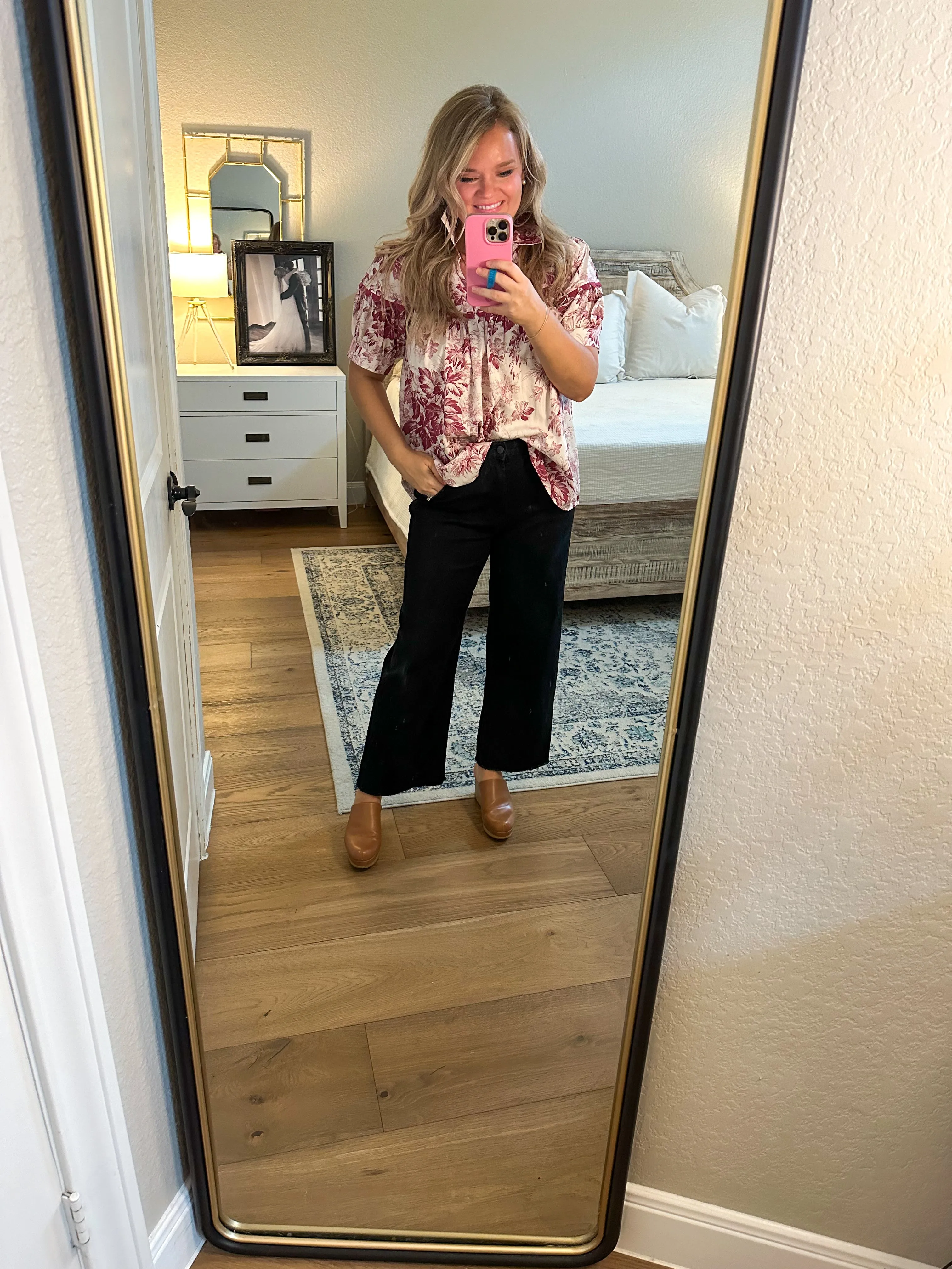 Merlot Toile Blouse