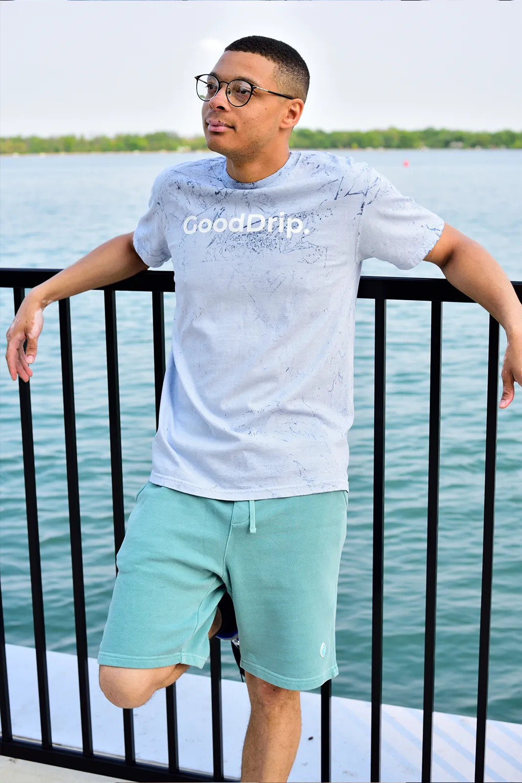 Mint Breeze Pigment Shorts