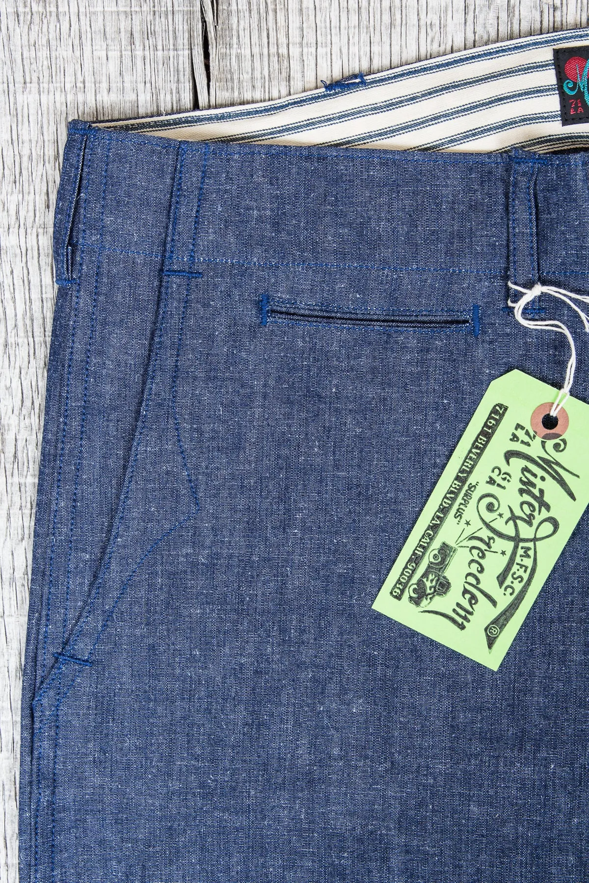Mister Freedom Naval Chambray Chinos