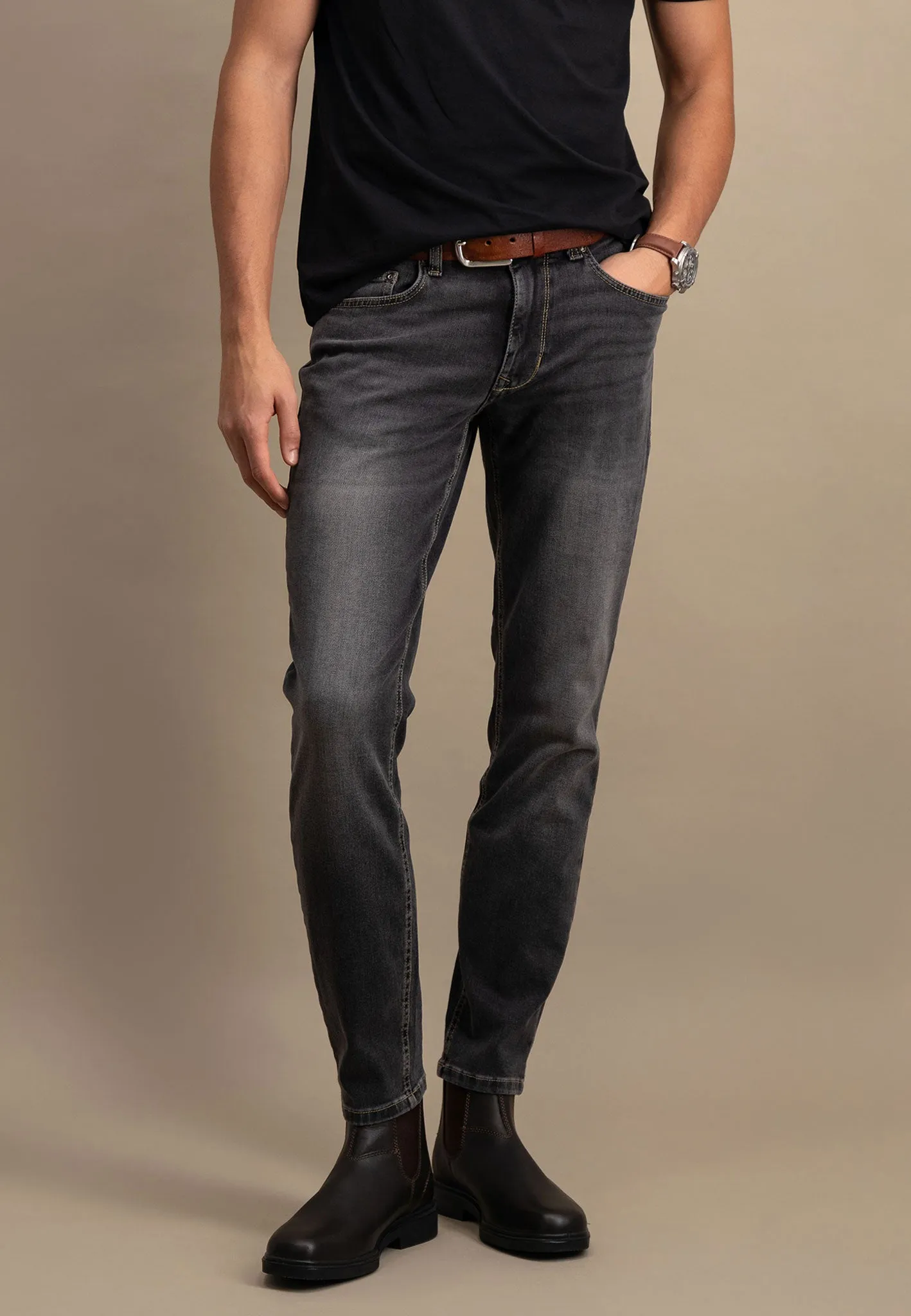 Moderne Tapered-Fit Jeans