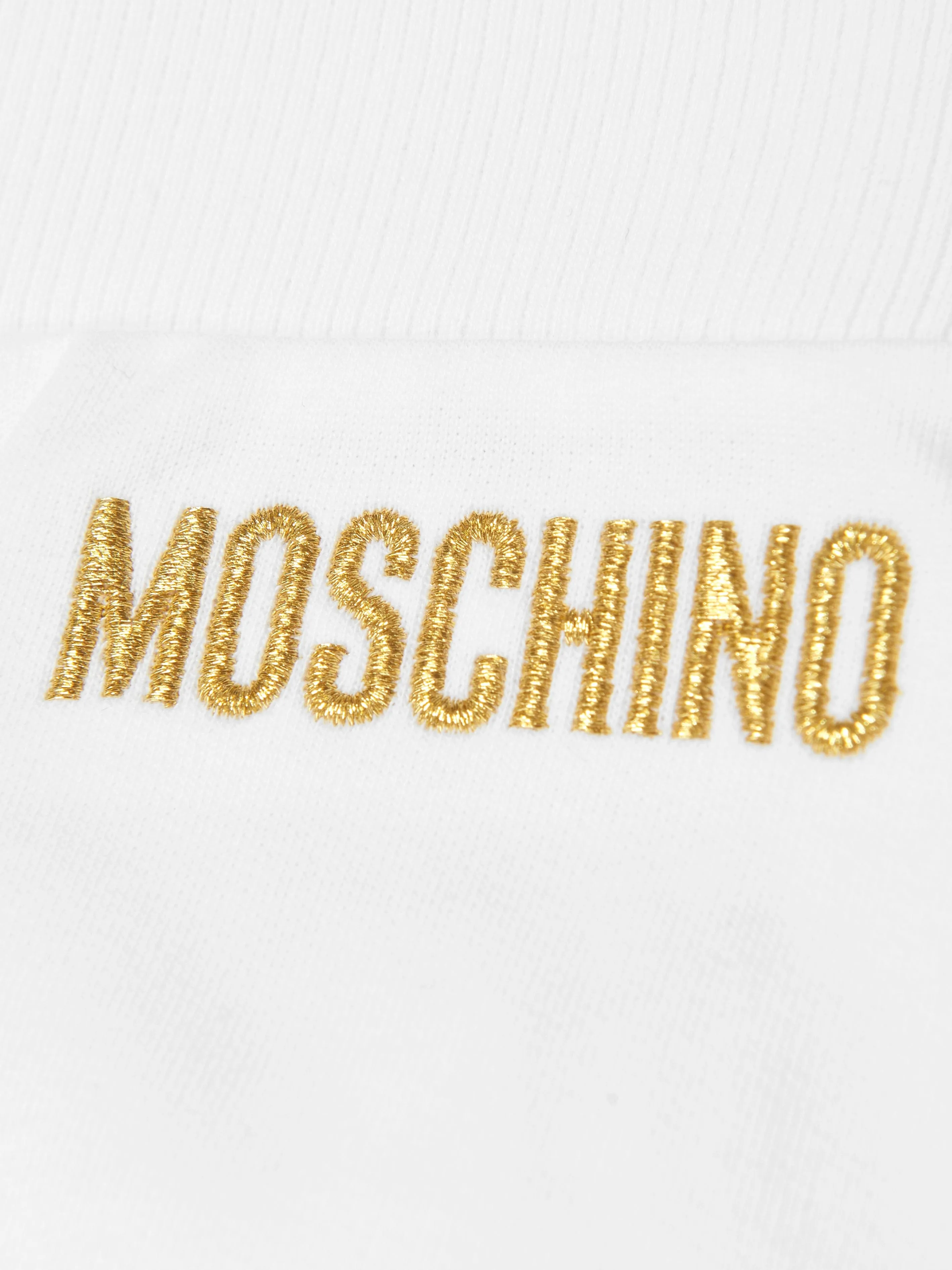 Moschino Girls Ruffle Skirt in White