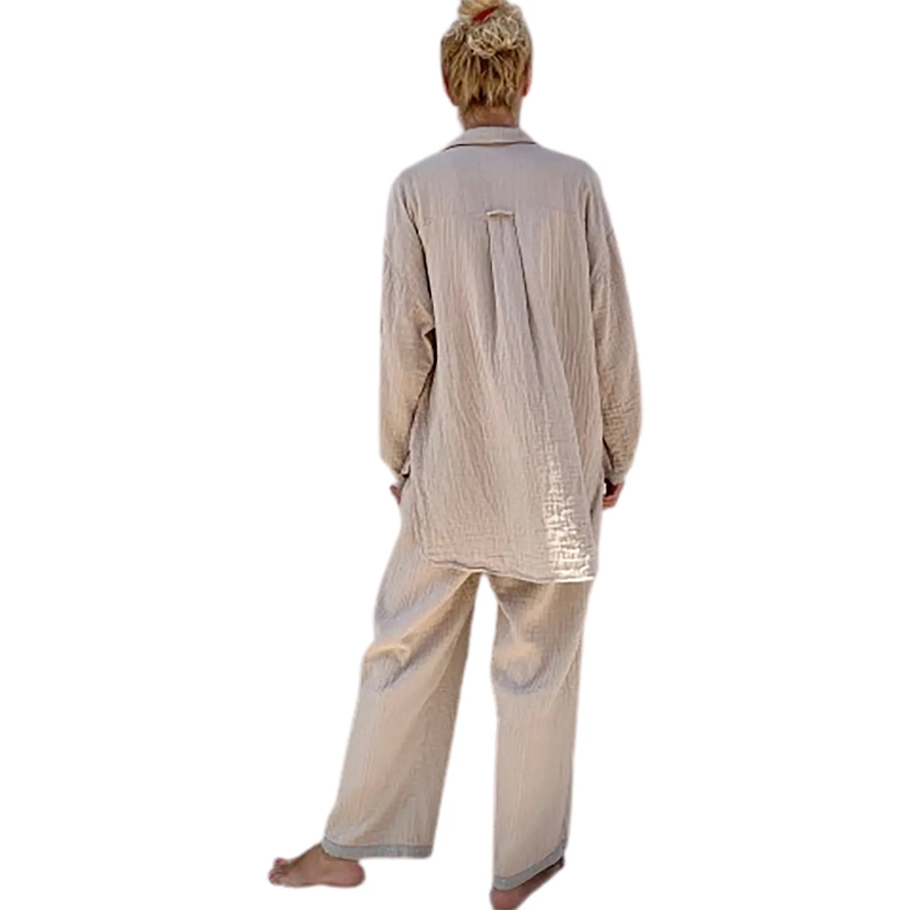 Muslin Pants, Taupe