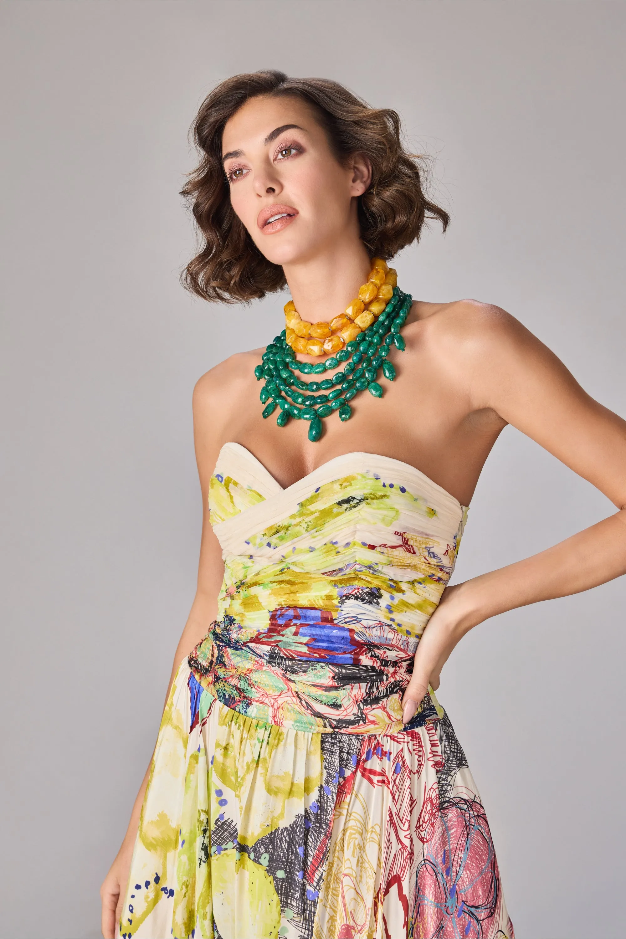 Nadia multicolor dress
