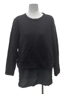 Navy Sleeve Top