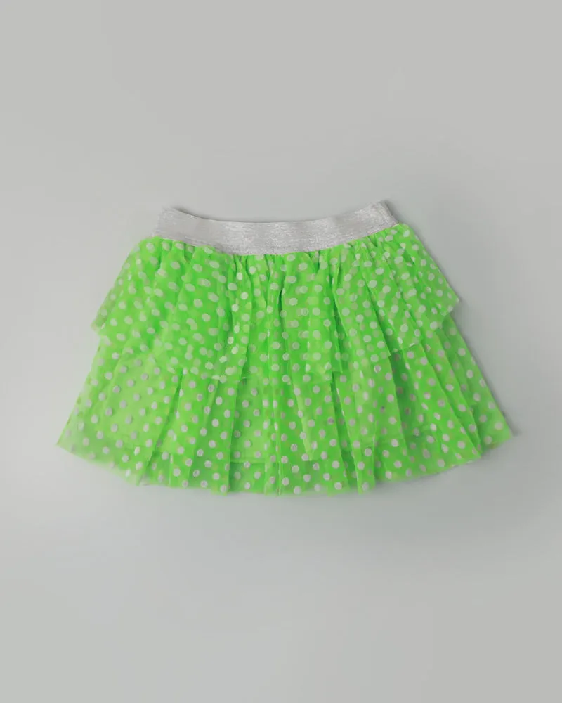 Neon Polka Skirt