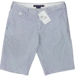 NEW Polo Ralph Lauren Womens Seersucker Shorts! Size 6  Navy Blue &amp; White Stripe