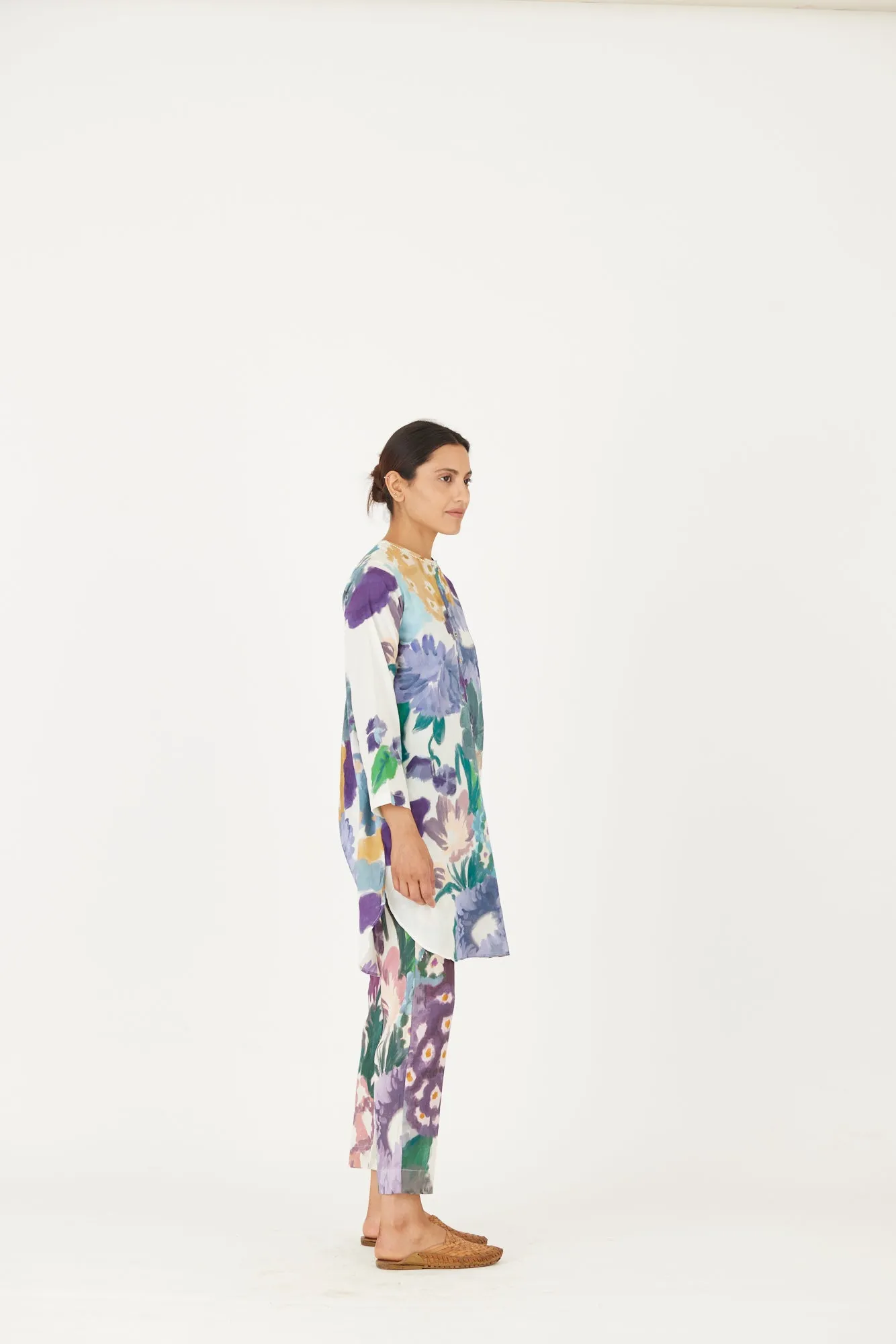 New Season Fall 24/Summer 25-Coord Set-Cotton-Mara Multi Color-YAMLS14-Fashion Edit Yam