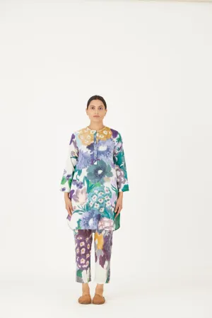 New Season Fall 24/Summer 25-Coord Set-Cotton-Mara Multi Color-YAMLS14-Fashion Edit Yam