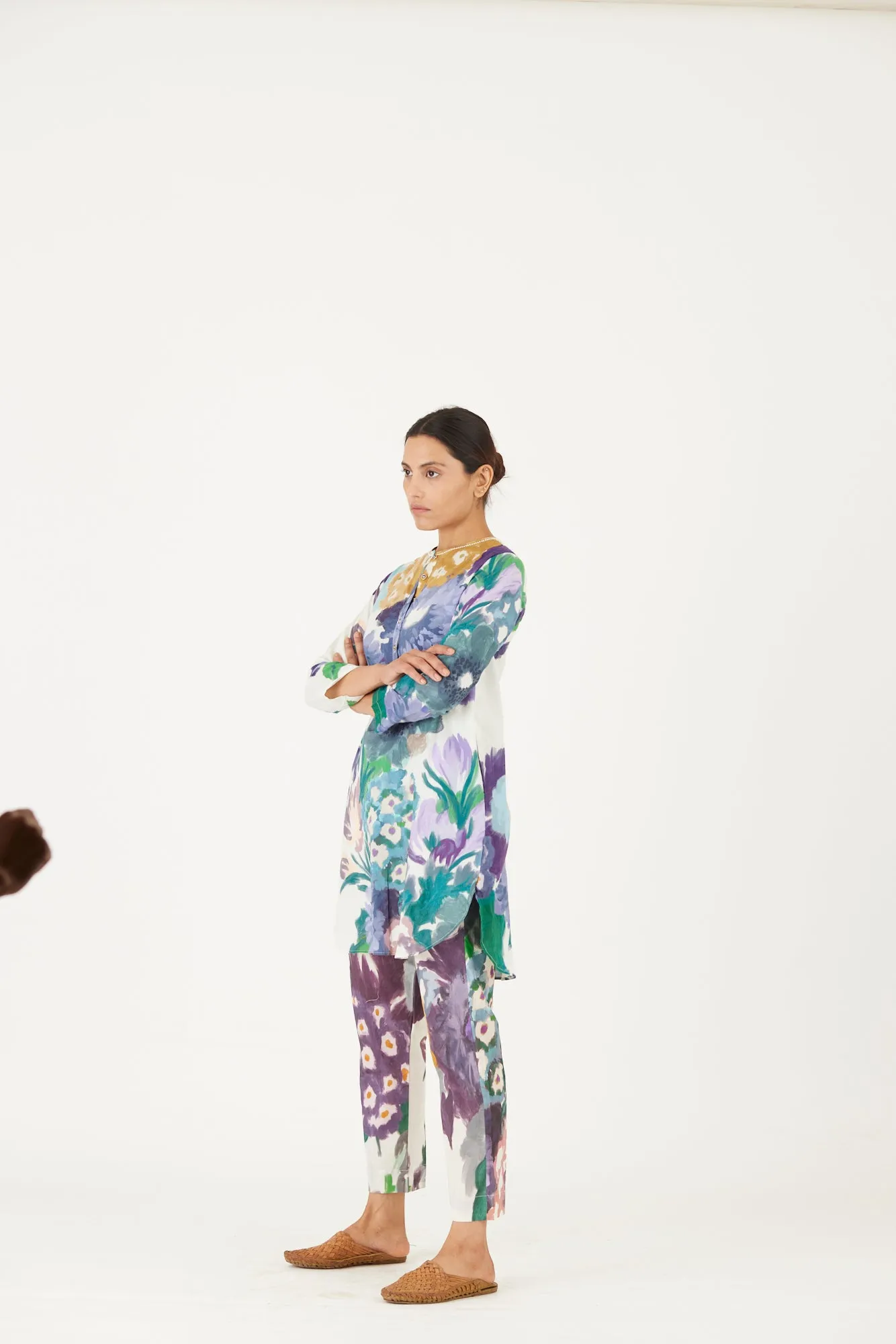 New Season Fall 24/Summer 25-Coord Set-Cotton-Mara Multi Color-YAMLS14-Fashion Edit Yam