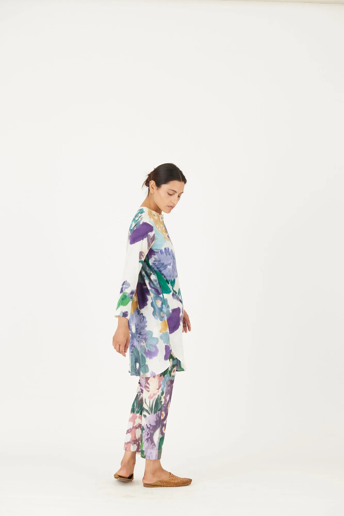 New Season Fall 24/Summer 25-Coord Set-Cotton-Mara Multi Color-YAMLS14-Fashion Edit Yam