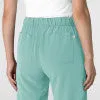 Nova 5232 Stovepipe High-Low Hem Scrub Pants Turquoise