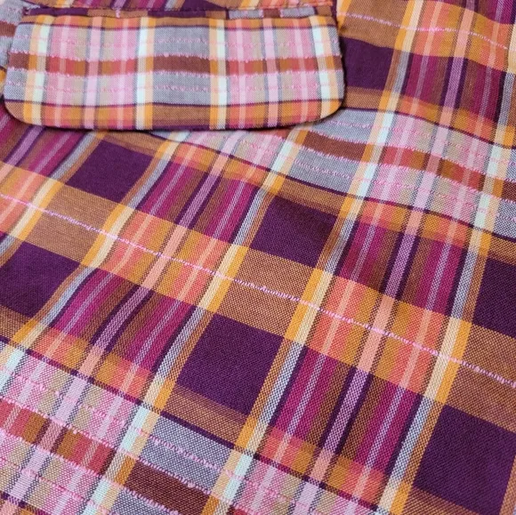 NWT Anthropologie Maeve Plaid Skort/Shorts, Size 12