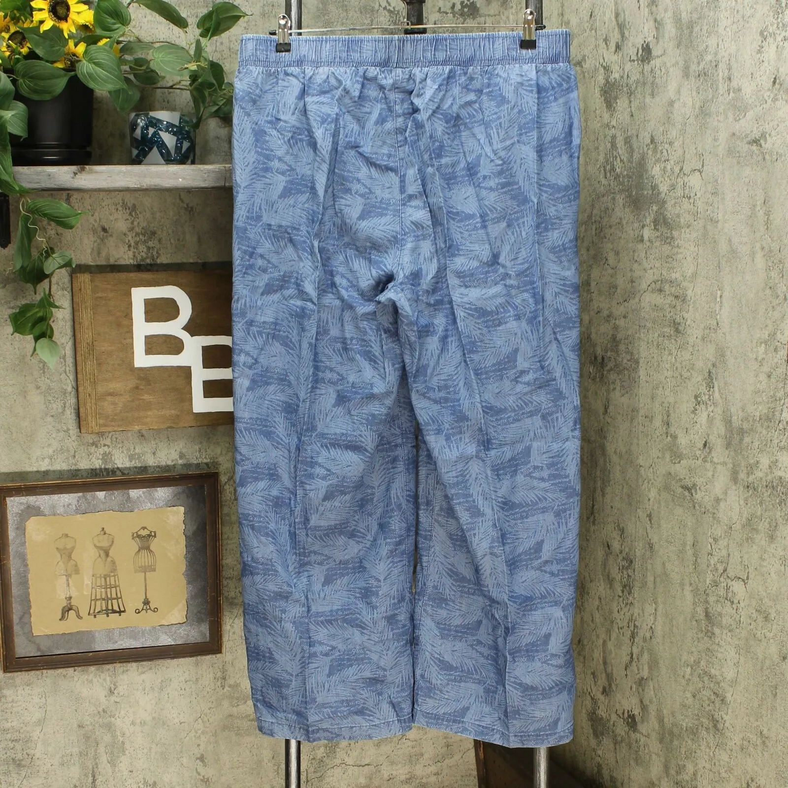 NWT DG2 By Diane Gilman Womens SoftCell Denim Wide-Leg Pant. 720894-Plus Plus 1X