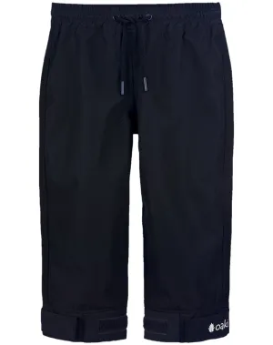 Oakiwear Kids Waterproof Rain Pants Boys Girls, Black