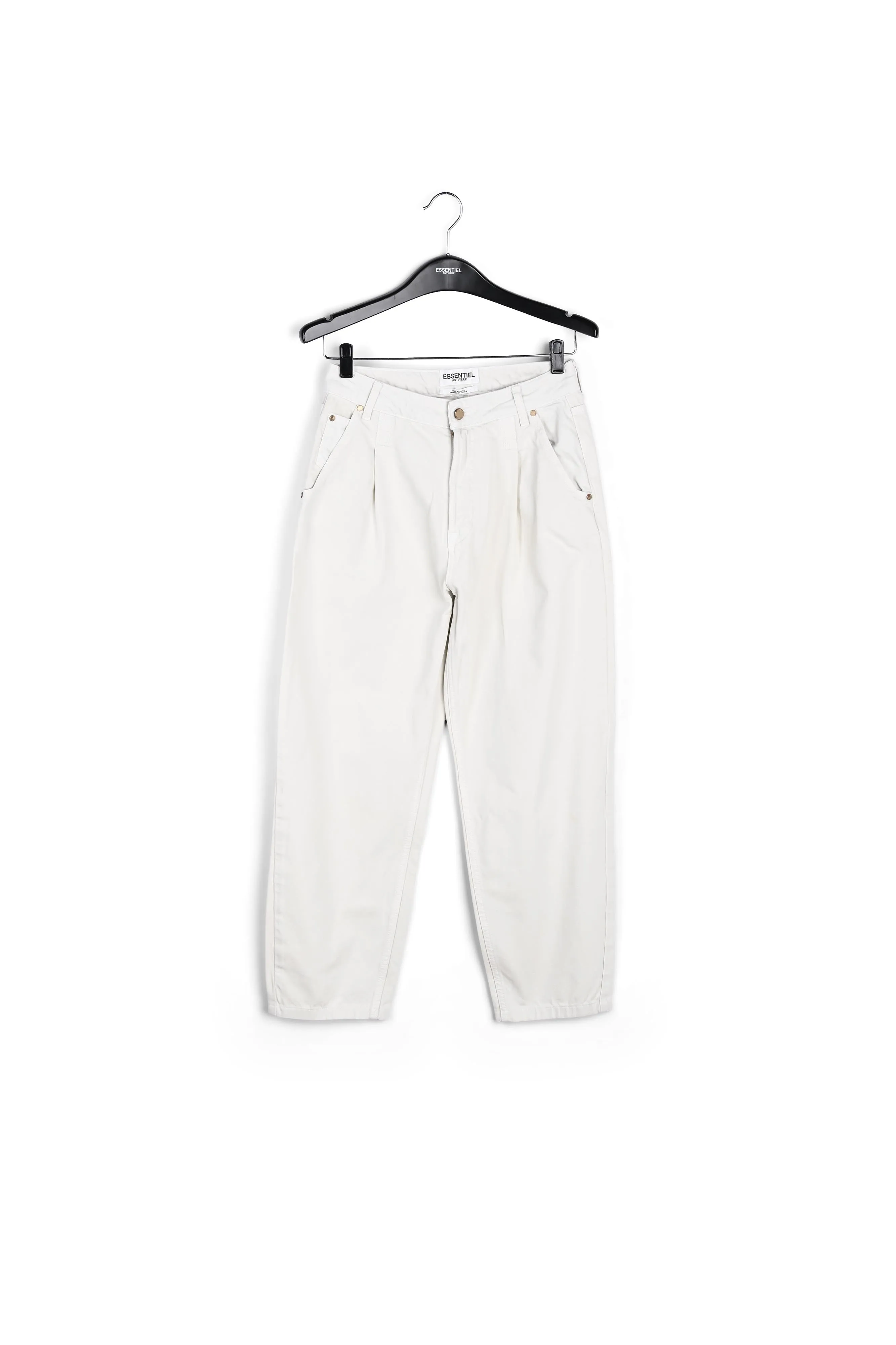 Off-white denim boyfriend jeans