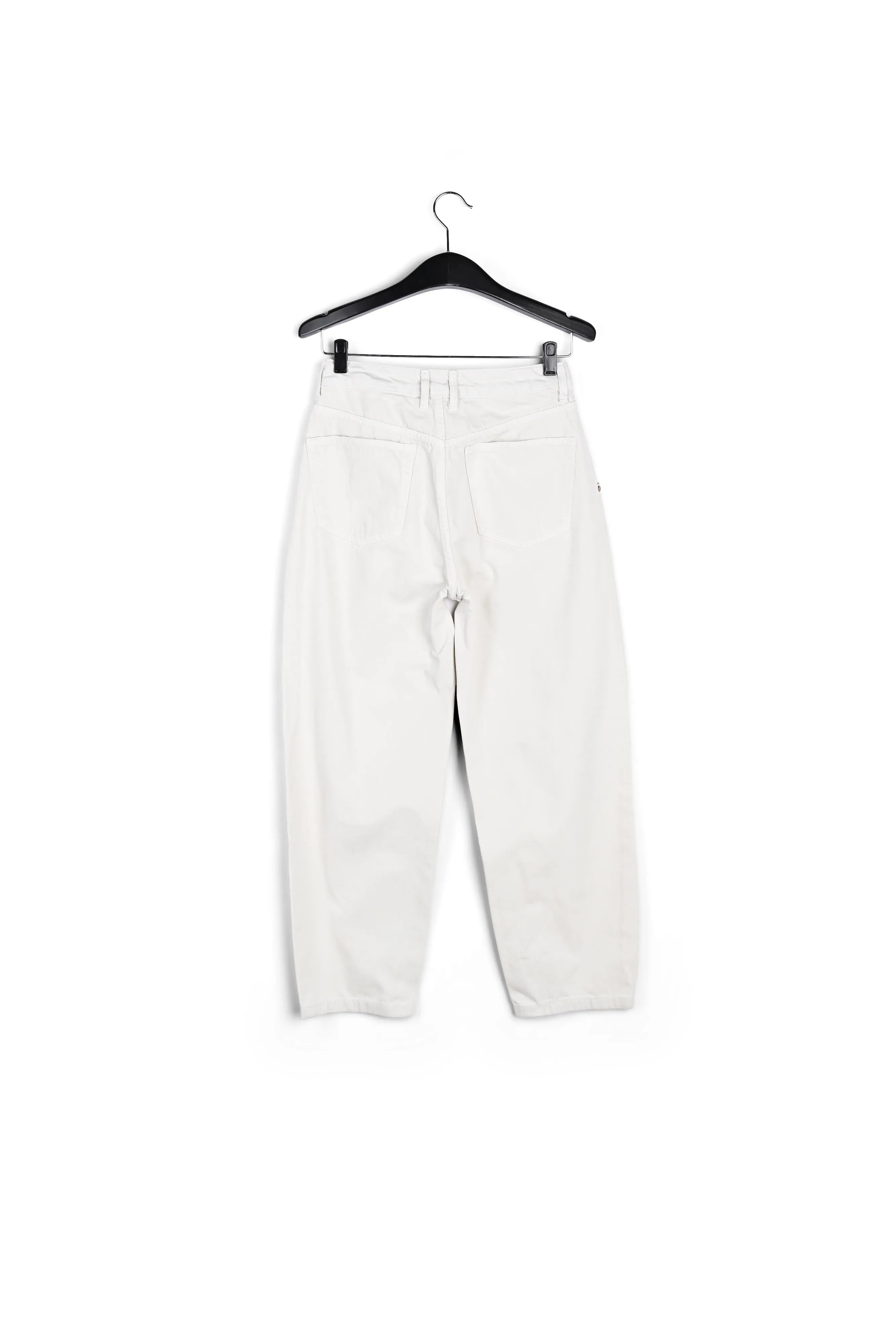 Off-white denim boyfriend jeans