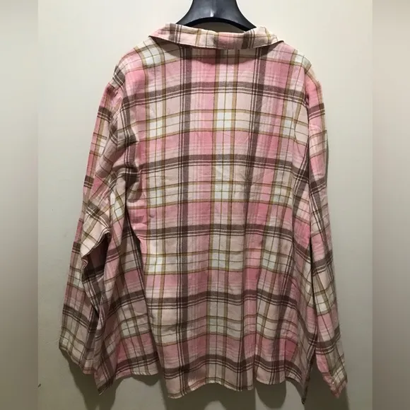Old Navy Women’s Plaid Flannel Pajama Set.Plus size 4XL NWT