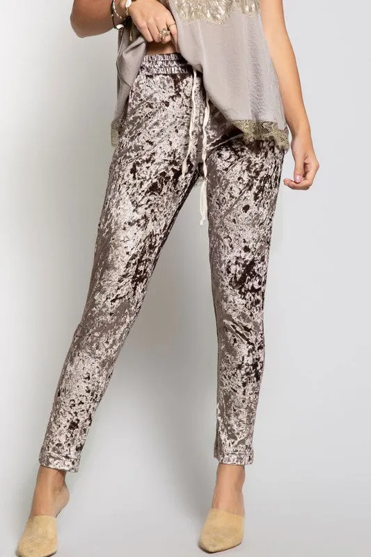 OLIVIA VELVET PANTS MOCHA
