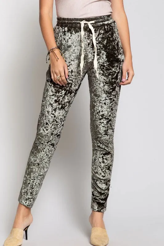 OLIVIA VELVET PANTS MOCHA