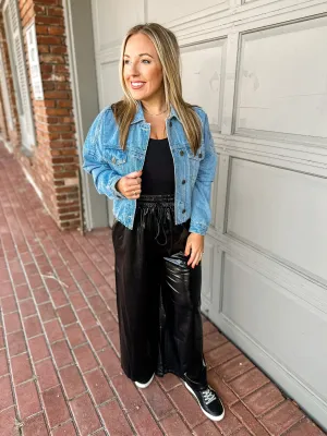 On The Scene Pleather Pants