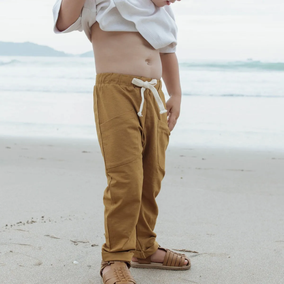 Organic Tumeric Pocket Pants