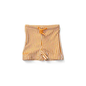 Otto Swim Pants - Y/D stripe: Mustard/white