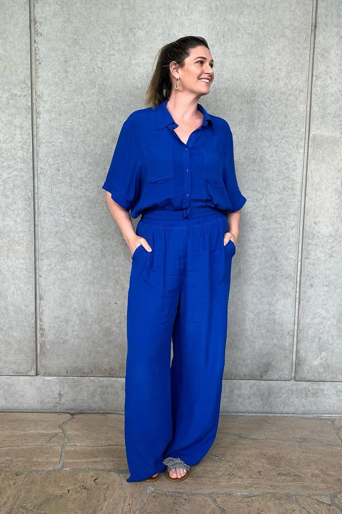 Palazzo Pants COBALT BLUE