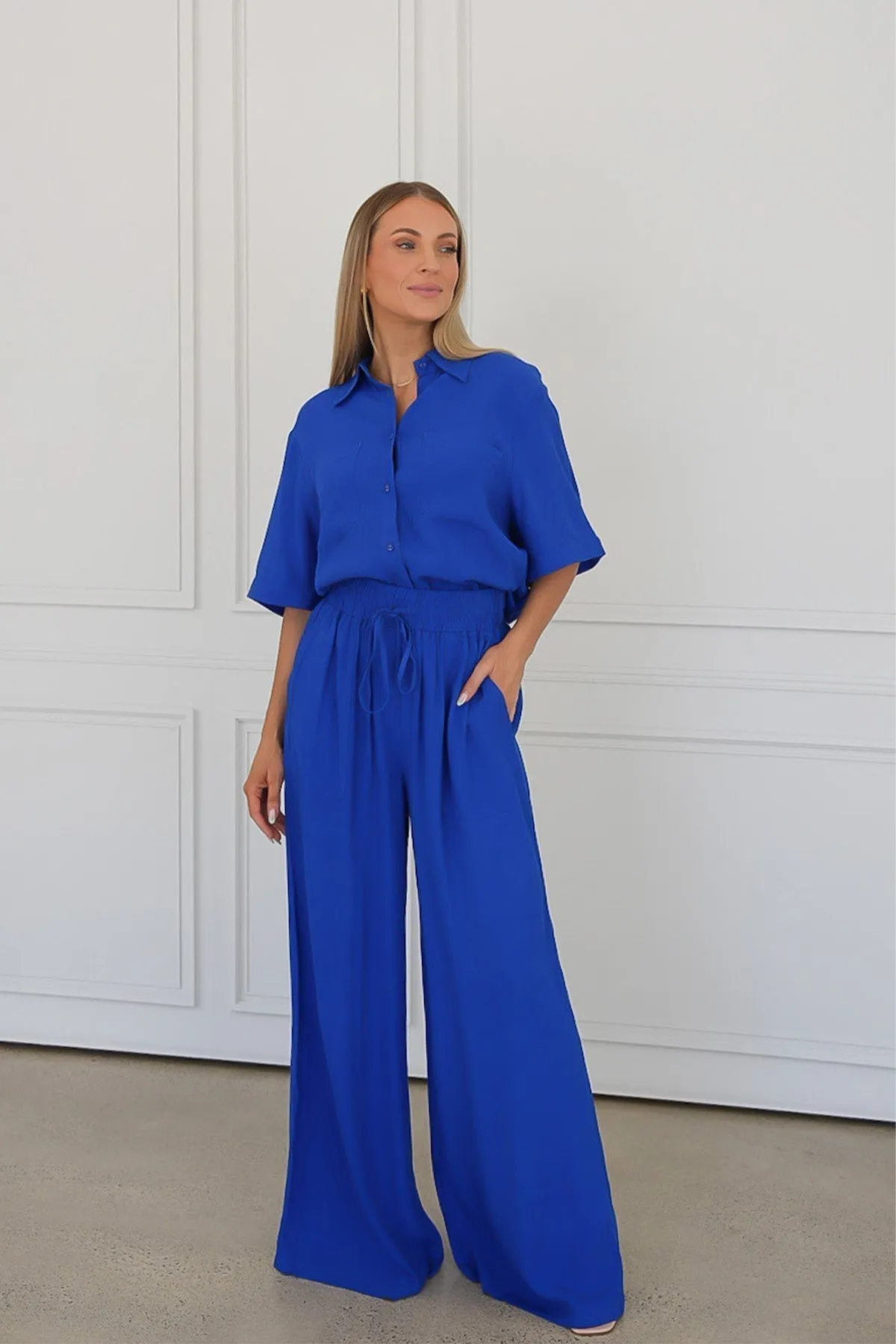 Palazzo Pants COBALT BLUE