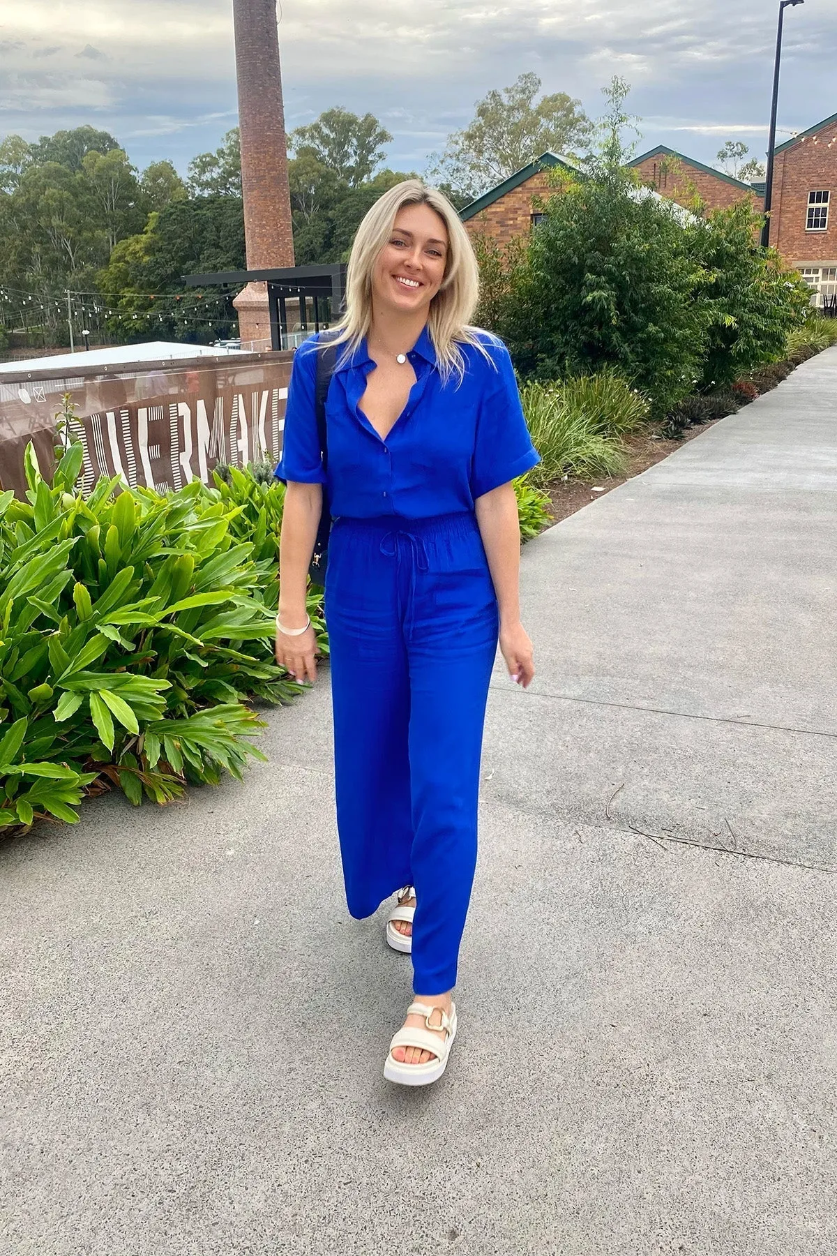 Palazzo Pants COBALT BLUE
