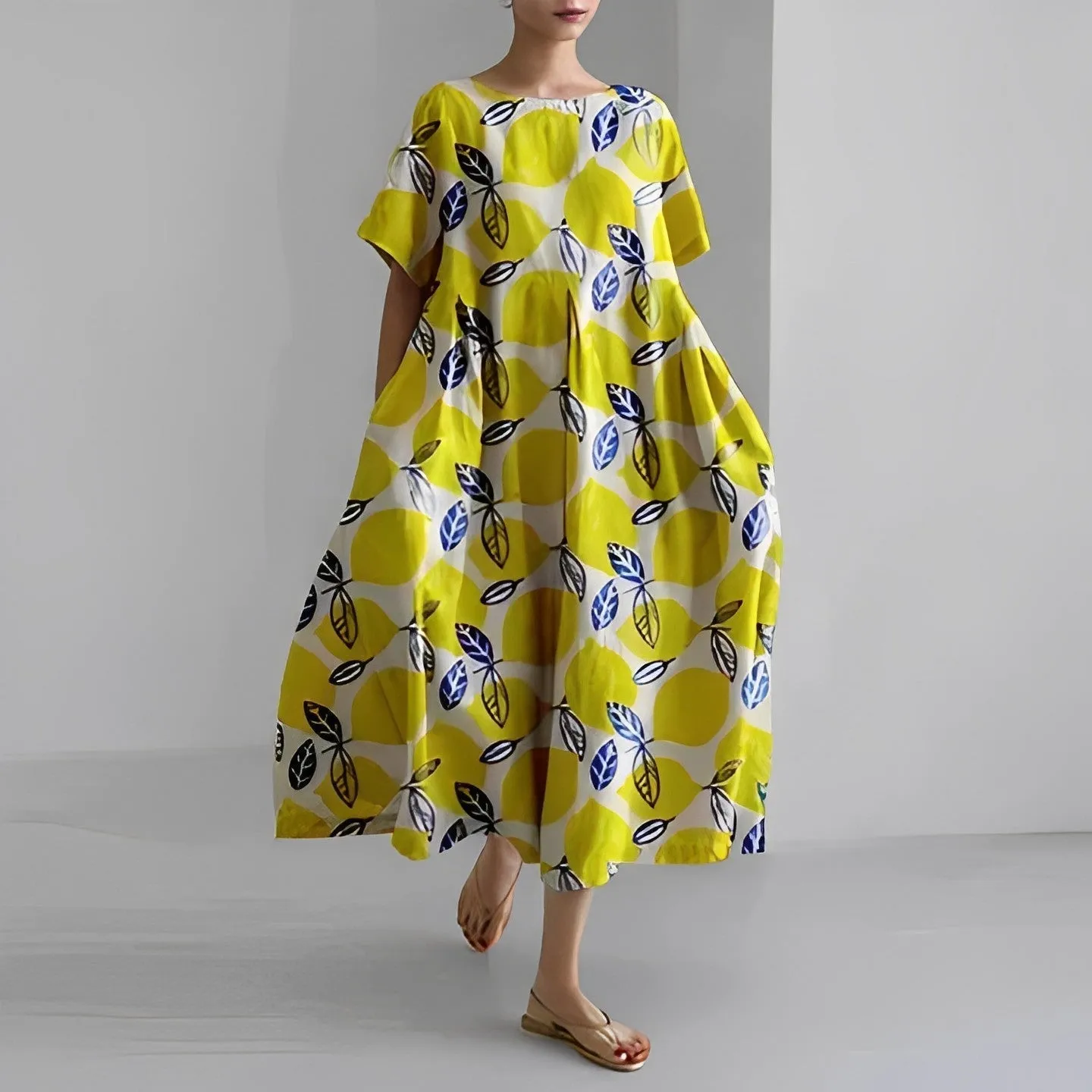 Palmyra - Relaxed Bohemian Style Woman's Loose Dress