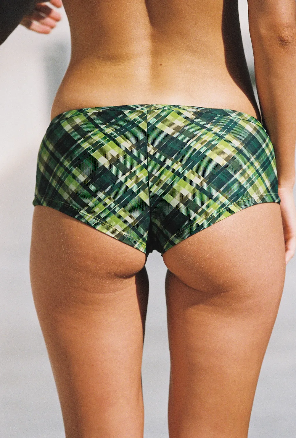 Paris Pant - Green Plaid