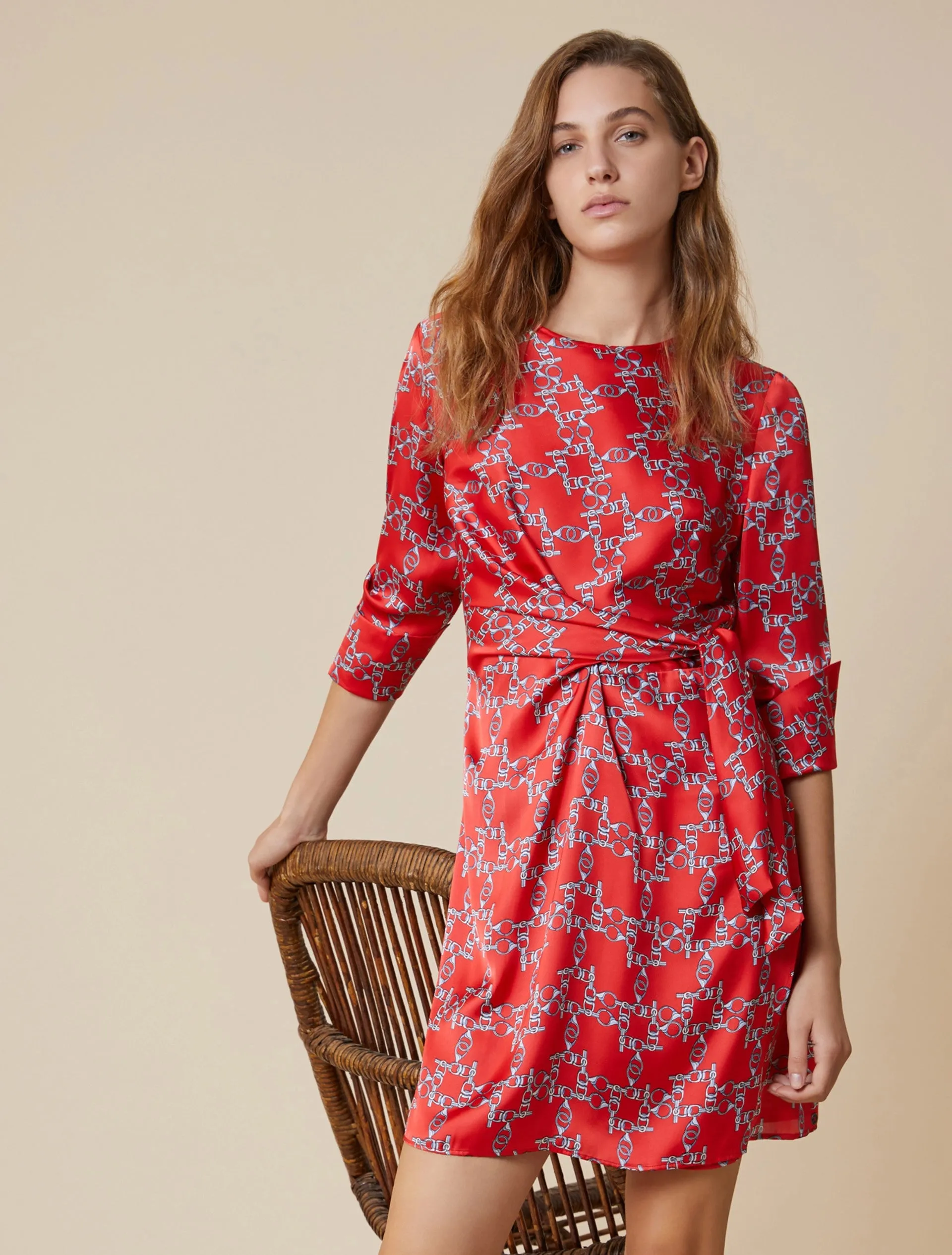 Penny Black Esopo Short Red Chain Print Dress