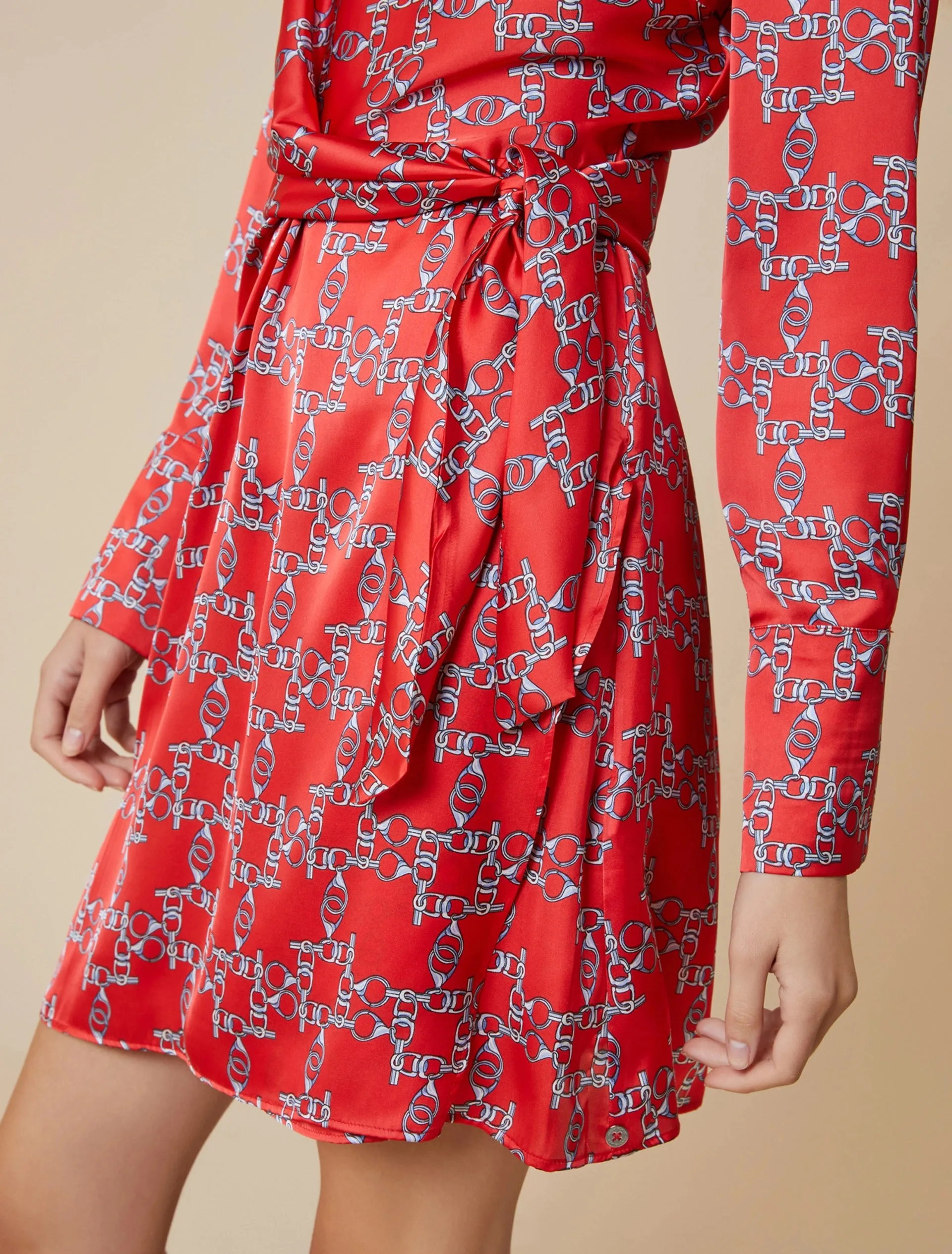 Penny Black Esopo Short Red Chain Print Dress
