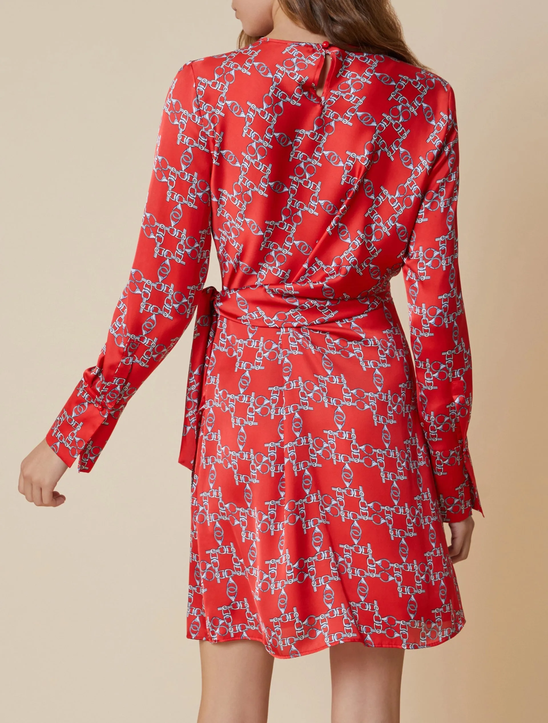 Penny Black Esopo Short Red Chain Print Dress