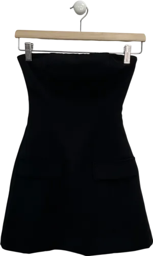Pepper Mayo Black Allots Strapless Mini Dress UK 4