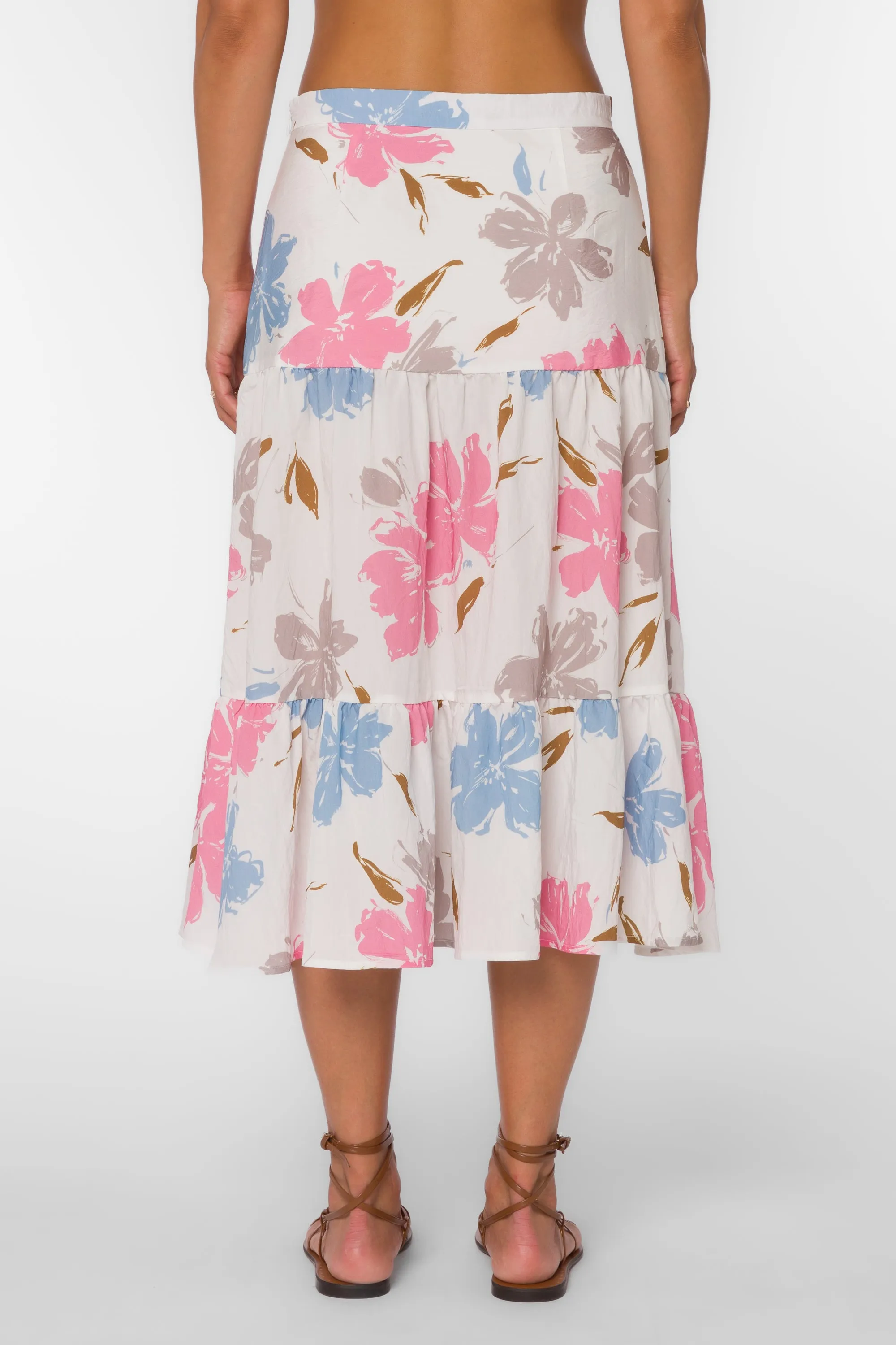 Perla Floral Splash Skirt