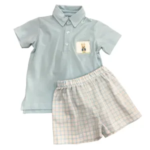 Peter Rabbit Smocked Polo & Shorts