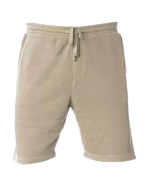 Pigment-Dyed Fleece Shorts