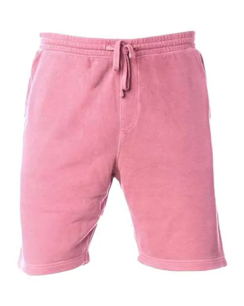 Pigment-Dyed Fleece Shorts