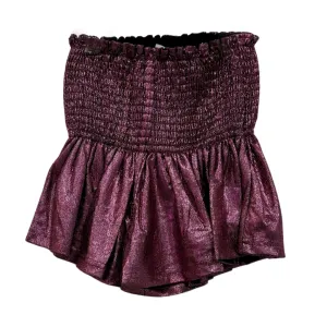 Pink Glitter Smock Waist Shorts..