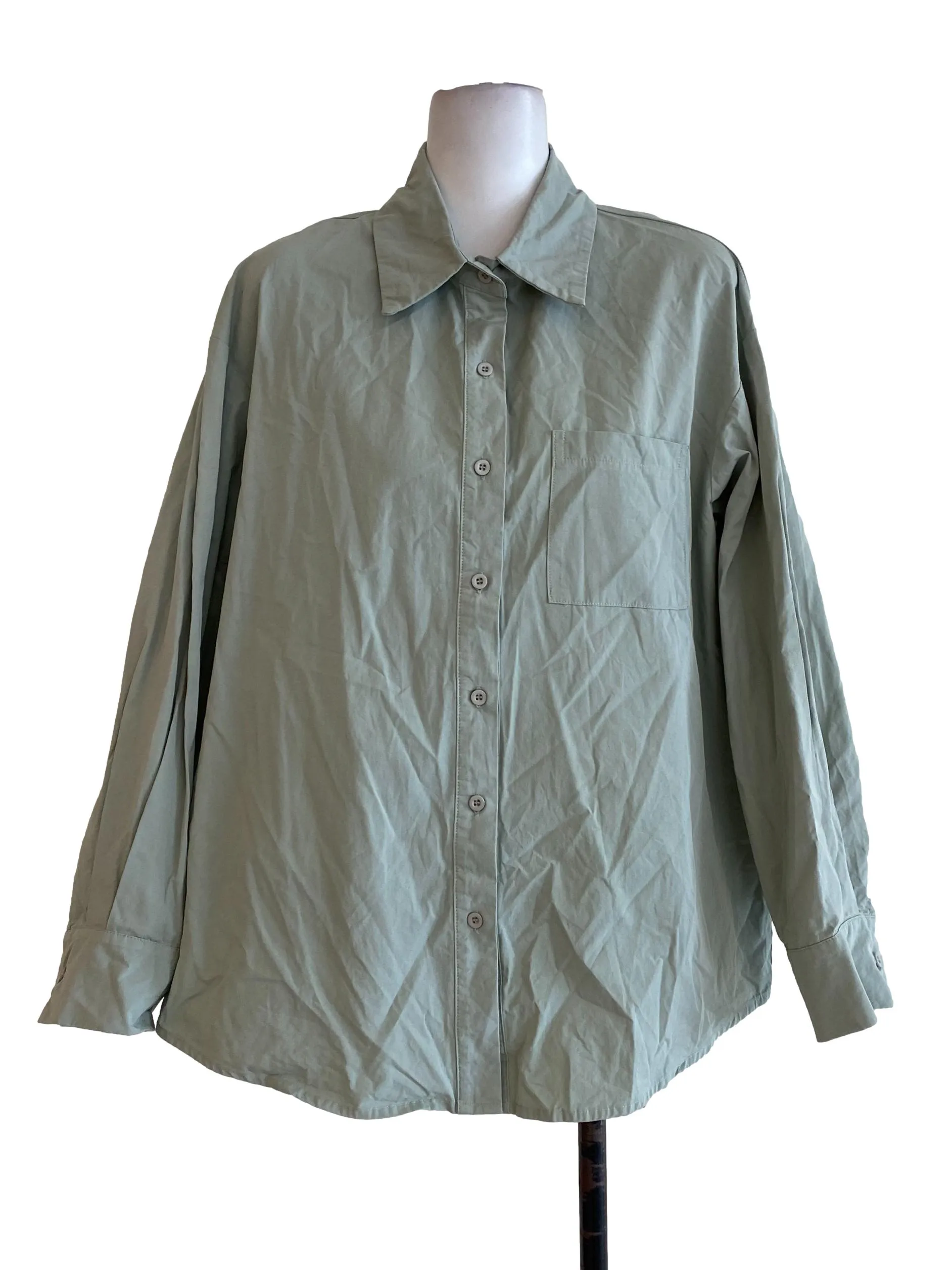 Pistachio Green Puff Sleeve Top